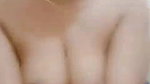 Bengali Girl pressing her own boobs  Fingering