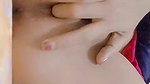 Bengali Girl pressing her own boobs  Fingering