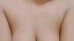 Bengali Girl pressing her own boobs  Fingering