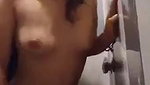 self recorded standing sex