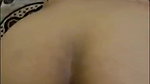 Fatty girl pressing her boobs and taking out milk