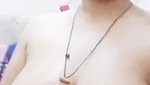 cute Indian housewife making her own nude video