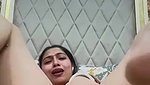 Punjabi girl fucked by cucumber with chocolate flavour condom