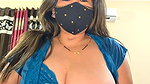 88pink 2 boobs open dance in blue nighty nepali randi bhabhi