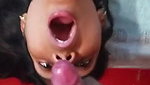 Cum loving Indian girl gets hot facial