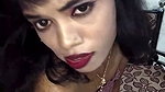 aunty showing her small boobs