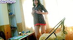 Beautiful Web Cam Session Goal Achieved Tearing Cloths!