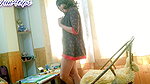 Beautiful Web Cam Session Goal Achieved Tearing Cloths!