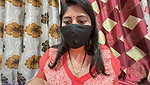 Beautiful Bhabhi boobs pressing and talking