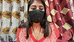 Beautiful Bhabhi boobs pressing and talking