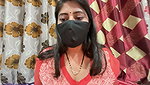 Beautiful Bhabhi boobs pressing and talking