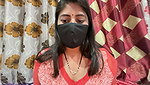 Beautiful Bhabhi boobs pressing and talking