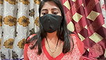 Beautiful Bhabhi boobs pressing and talking
