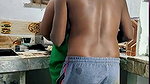 Aunty working in kitchen and fucking