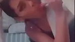 desi girl enjoys with dog