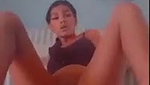 desi girl enjoys with dog