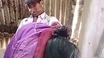 Dehati Adivasi Bhabhi fucked doggy style outdoors