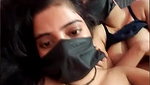 Two girl showing her boobs in live