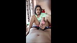 Hot girl riding  Blowjob to his bf
