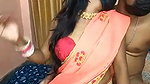 Indian aunty Blowjob and talking live