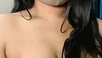 Indian girl rubing her pussy and Pressing Boobs