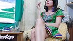 Delicious MILF smoking cigarette