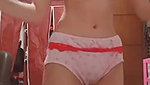 Slim Young Girl Stripping Dancing Showing Asshole