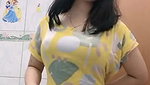 hostel girl giving satisfaction on video call