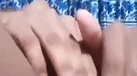 Girl fingering hard and Moaning