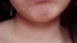 Indian girl talking and showing boobs