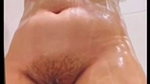 Massive tits MILF bathing video shared by husband