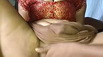 RED CHILLY QUEEN pussy rubbing