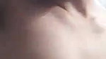 long hair girl boob show
