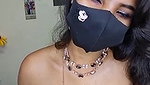 Indian girl fingering in video call