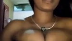 Tamil aunty showing her boobs than suddenly his daughter call him