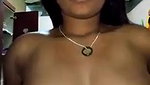 Tamil aunty showing her boobs than suddenly his daughter call him