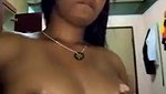 Tamil aunty showing her boobs than suddenly his daughter call him