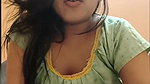 Newly married wife rubing her pussy and showing in vc