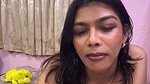 Indian transgender showing and talking
