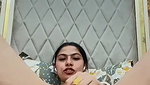 Beautiful Horny Punjabi Wife Masturbating Riding On Cucumber Dildo Moaning Dirty Talking