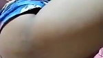 Young girl hairy pussy fingering