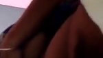 Young girl hairy pussy fingering