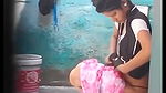 Indian Maid Creampie sex in kitchen