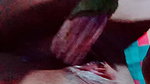 Indian teen pussy dildoing