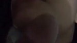 sexy bitch eating cum