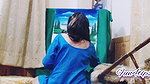 Enjoying Her Work