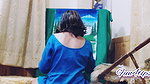 Enjoying Her Work