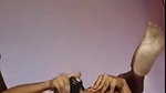 inserting dildo into pussy