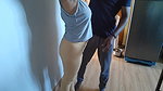 Big Boobs Girlfriend Fucked In Standing Pose