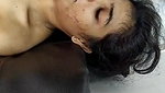 Desi secretary eating cum